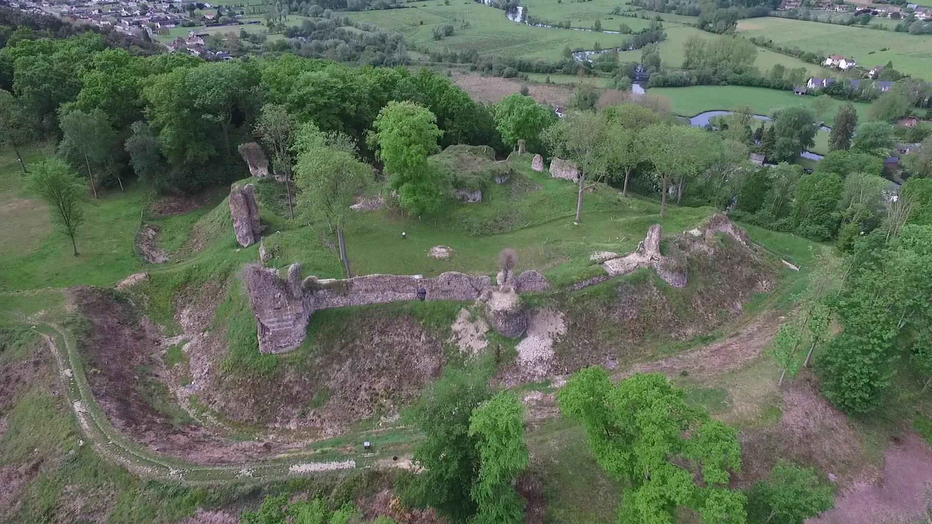 Chateau vu par Drone