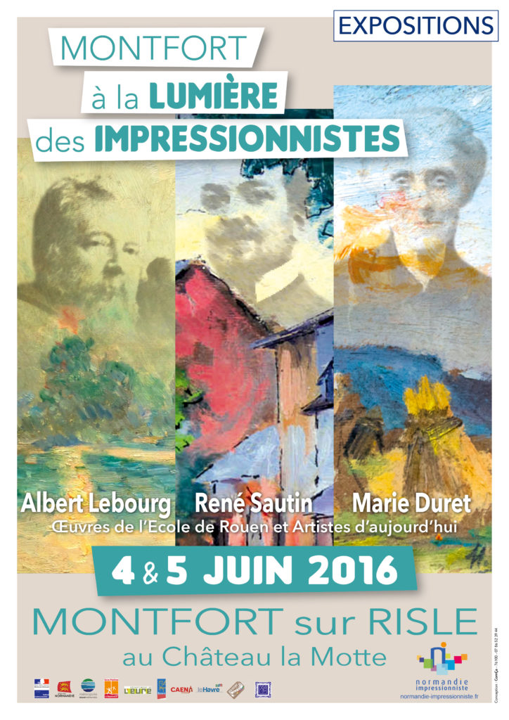 Affiche Montfort a la Lumiere des Impressionnsites