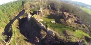 chateau drone remparts de normandie 1