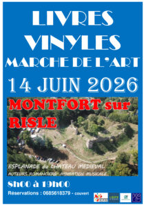 Affiche Livres vinyles marche de l art 2026